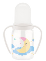 LUBBY БУТЫЛОЧКА С РУЧКАМИ СИЛИКОНОВАЯ СОСКА JUST LUBBY 0+ 125МЛ /15201