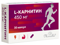 MIRROLLA L-КАРНИТИН 450МГ N30 КАПС МАССОЙ 470МГ