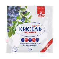 ДЖЕЛИ+КИСЕЛЬ ЧЕРНИКА 25,0 ПОРОШОК ГРАНУЛИРОВАННЫЙ