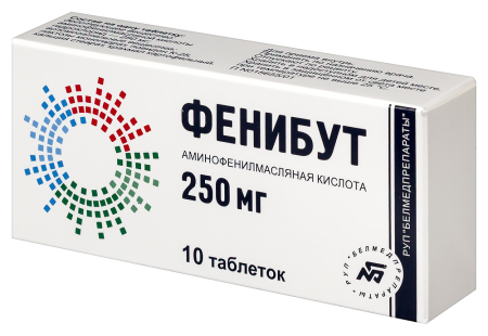 Фенибут таб. 250мг N10