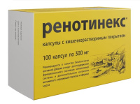 Ренотинекс капс. с кишечнораст. покрыт. 300мг №100