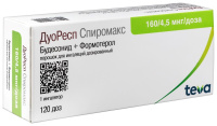 ДуоРесп Спиромакс пор. д/инг. 160мкг 4,5мкг/доза (ингалятор) 120доз №1