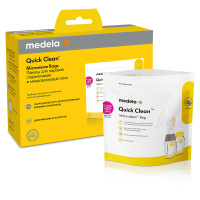 MEDELA ПАКЕТЫ QUICK CLEAN ДЛЯ СТЕРИЛИЗАЦИИ В МИКРОВОЛНОВОЙ ПЕЧИ N5