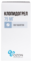Клопидогрел таб. п.п.о. 75мг N100