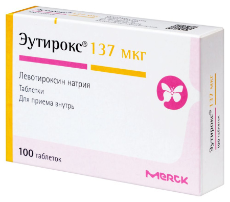 ЭУТИРОКС 137МКГ N100 ТАБЛ