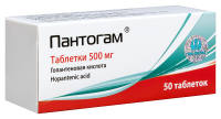 Пантогам табл 500 мг х50 ^