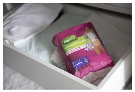 DEPEND ВПИТЫВАЮЩЕЕ НИЖНЕЕ БЕЛЬЕ ДЛЯ ЖЕНЩИН L/XL N9