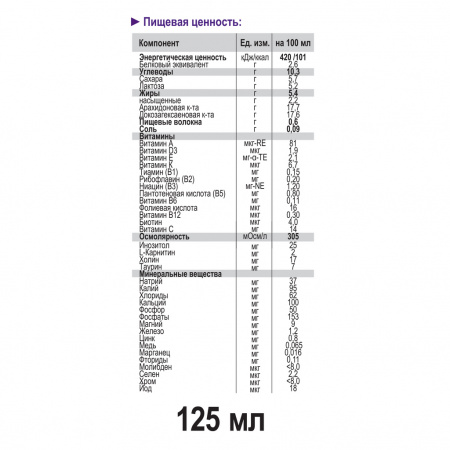 ИНФАТРИНИ 125МЛ  БУТЫЛКА