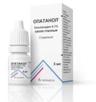 ОПАТАНОЛ 0,1% 5МЛ ГЛ КАПЛИ ФЛАК/КАП
