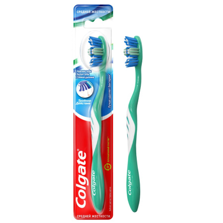 COLGATE ТРОЙНОЕ ДЕЙСТВИЕ ЗУБНАЯ ЩЕТКА /СРЕДНЯЯ