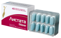 Листата мини таб. п.п.о. 60мг N40