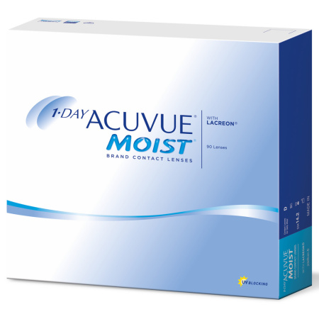ACUVUE 1DAY MOIST ОДНОДНЕВНЫЕ КОНТАКТНЫЕ ЛИНЗЫ 8,5/14,2 N90 /-3,00/