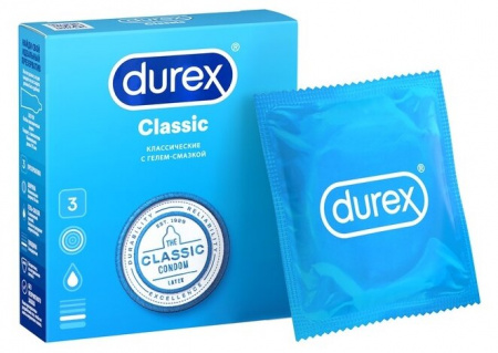 Презервативы Дюрекс/Durex классик N3