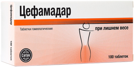 ЦЕФАМАДАР N100 ТАБЛ ГОМЕОП