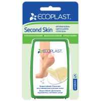ECOPLAST ПЛАСТЫРЬ ПРОТИВОМОЗОЛЬНЫЙ ГИДРОКОЛЛОИДНЫЙ SECOND SKIN 37Х55ММ N5