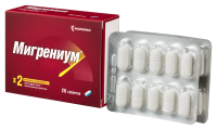 Мигрениум таб. п/п/о 65мг+500мг №20