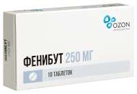 ФЕНИБУТ 250 МГ N10 ТАБЛ /ОЗОН