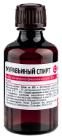Муравьиный спирт р-р д/наруж прим (спирт) 1,4 % фл 50 мл х1