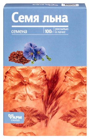 ЛЬНА СЕМЕНА (ЛЕН СЕМЯ) 100,0 ИНД/УП/ФАРМГРУПП