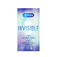 Дюрекс Презервативы Invisible Extra Lube х12