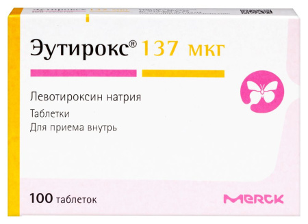 ЭУТИРОКС 137МКГ N100 ТАБЛ