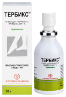 Тербикс спрей д/наруж прим 1 % баллон 30 г х1