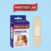Пластырь бактерицидный Мастер юни sensitiv д/чувствит кожи N20 (неткан)