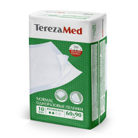 TEREZAMED ПЕЛЕНКИ ОДНОРАЗОВЫЕ ВПИТЫВАЮЩИЕ NORMAL 60Х90СМ N10