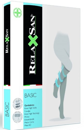 RELAXSAN BASIC ГОЛЬФЫ КОМПРЕССИОННЫЕ GAMBALETTO 280den 2КЛАСС/22-27mmHg (АРТ 950) РАЗМЕР 3/ТЕЛЕСНЫЙ /АКЦИЯ за