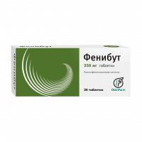 Фенибут таб. 250мг N20