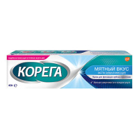 КОРЕГА КРЕМ ДЛЯ ФИКСАЦИИ ЗУБНЫХ ПРОТЕЗОВ МЯТНЫЙ ВКУС 40,0