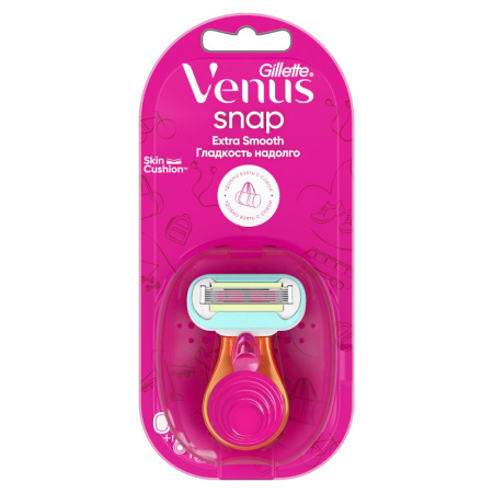 GILLETTE VENUS SNAP БРИТВА КОМПАКТНАЯ СО СМЕННОЙ КАССЕТОЙ EMBRACE N1