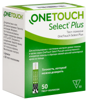 Тест-полоски One Touch Select Plus х50 ^