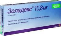 Золадекс имплантат шприц-аппликатор с защитным механизмом 10,8мг N1 (система saf