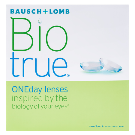 BAUSCH&LOMB BIOTRUE ONEDAY ОДНОДНЕВНЫЕ КОНТАКТНЫЕ ЛИНЗЫ /-3,75/ N90
