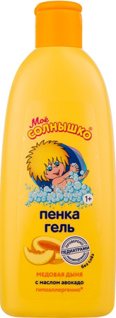 МОЕ СОЛНЫШКО ПЕНКА-ГЕЛЬ ДЛЯ ДУША И ВАННЫ МЕДОВАЯ ДЫНЯ 400МЛ