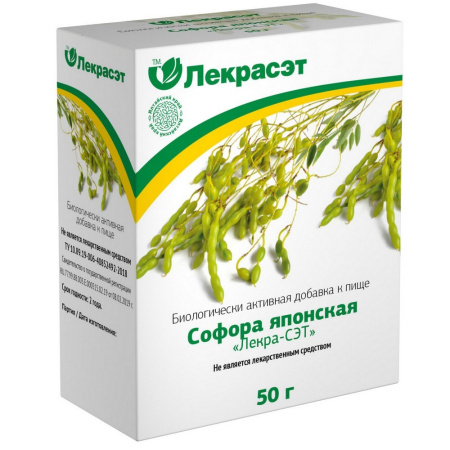 СОФОРА ЯПОНСКАЯ ПЛОДЫ 50,0