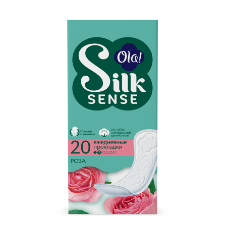 OLA SILK SENSE ПРОКЛАДКИ ЕЖЕДНЕВНЫЕ DAILY DEO БАРХАТНАЯ РОЗА N20
