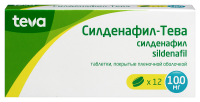 Силденафил-Тева таб. п.п.о. 100мг N12