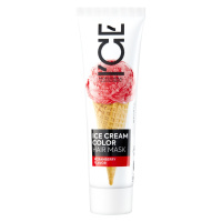 NATURA SIBERICA ICE CREAM COLOR МАСКА ДЛЯ ВОЛОС ТОНИРУЮЩАЯ CRANBERRY FLAVOR ТОН КЛЮКВЕННО-КРАСНЫЙ 100МЛ